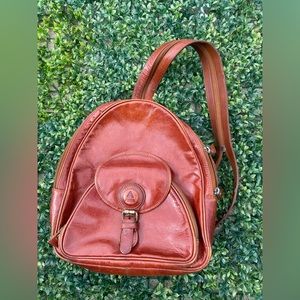 Vintage Andantini Leather Backpack Crossbody